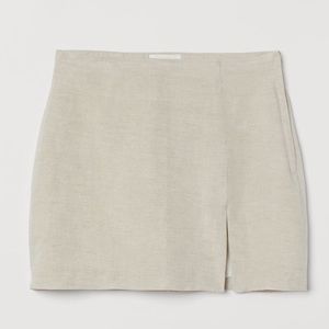 H&M Linen Blend Skirt